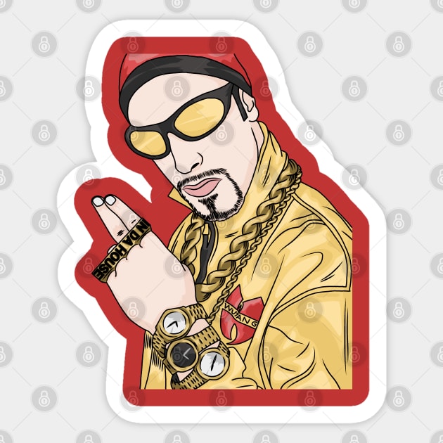 Ali G In da House - Aladeen Hip Hop Style - DIGITAL DRAWING Sticker by thesportstation